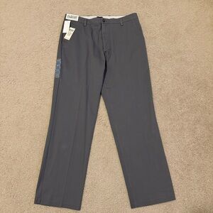 Dockers Easy Khaki Classic Fit Stretch Gray Pants Mens Size 36x34" NWT
